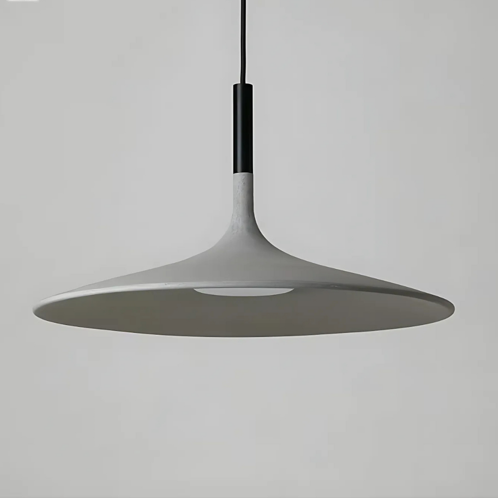 Terra Weave Stone Pendant Light – Handcrafted Natural Cord Fixture