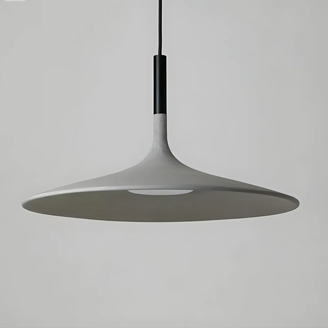 Terra Weave Stone Pendant Light – Handcrafted Natural Cord Fixture