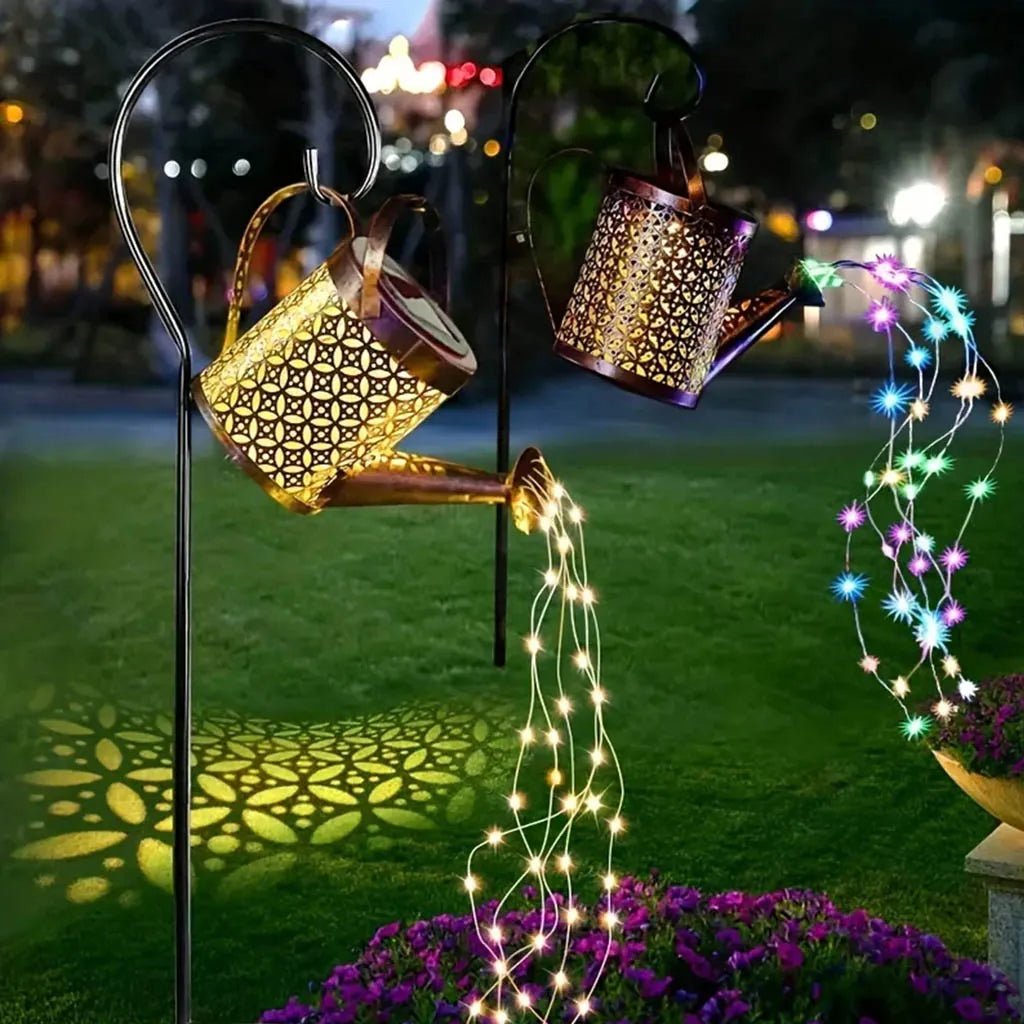 Solar Watering Can Lantern – Lighting Outdoor Lights for Garden