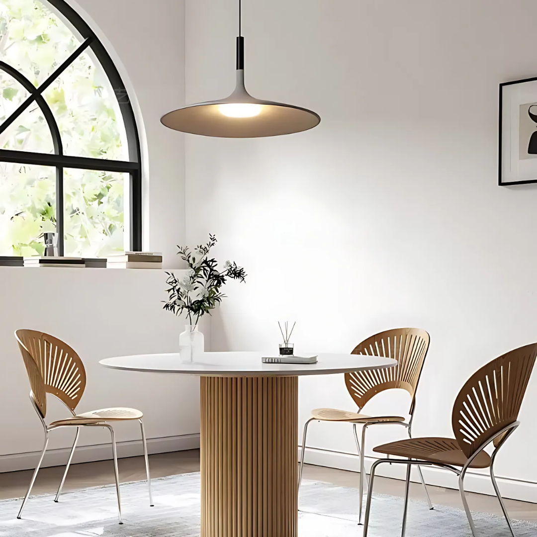 Terra Weave Stone Pendant Light – Handcrafted Natural Cord Fixture