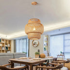 Handwoven Bamboo Pendant Lamp