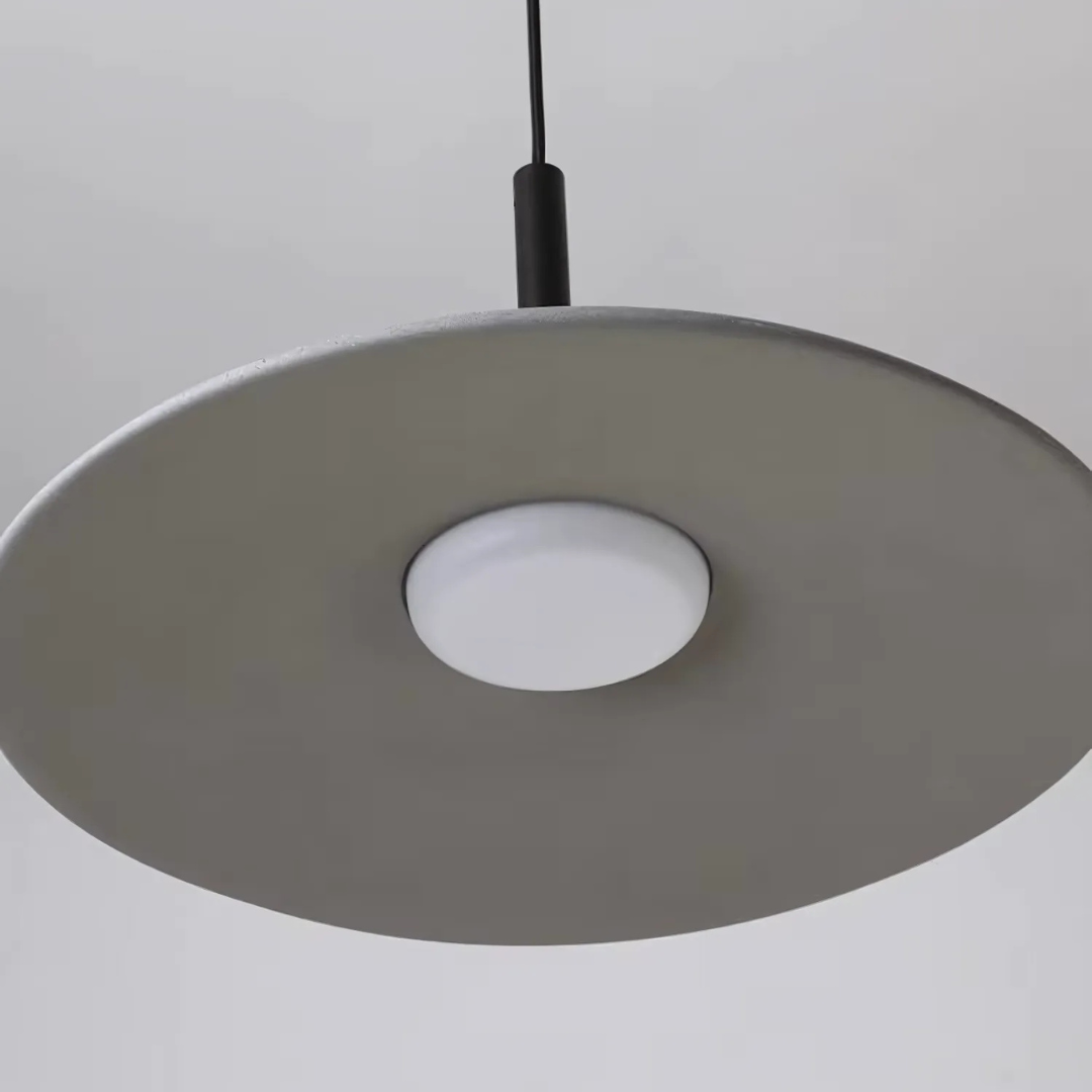 Terra Weave Stone Pendant Light – Handcrafted Natural Cord Fixture