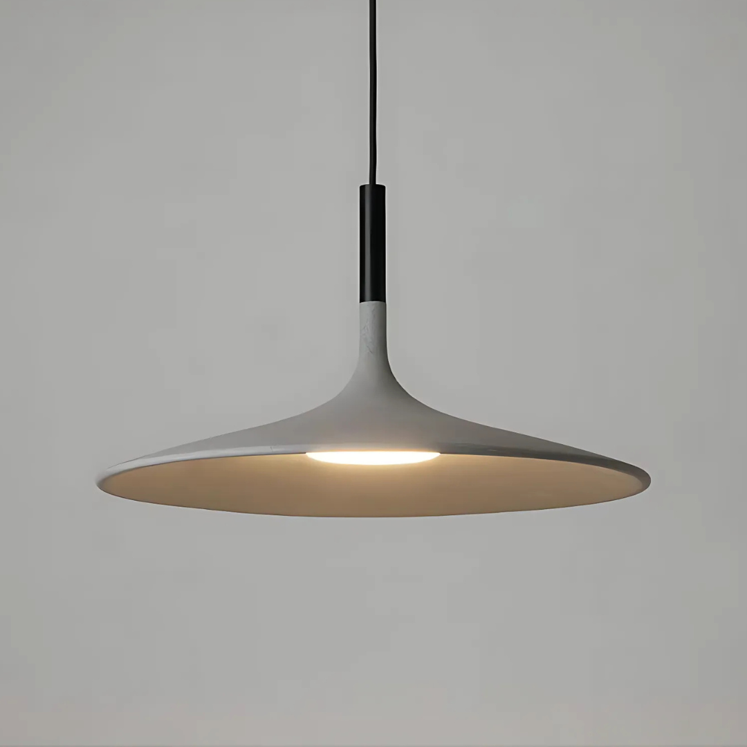 Terra Weave Stone Pendant Light – Handcrafted Natural Cord Fixture