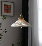 White Ceramic Pendant Light