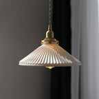 White Ceramic Pendant Light
