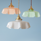 Violet - Glass Flower Pendant & Ceiling Lights