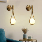 Nordic Frosted Glass Globe Wall Sconce