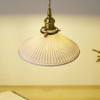 White Ceramic Pendant Light