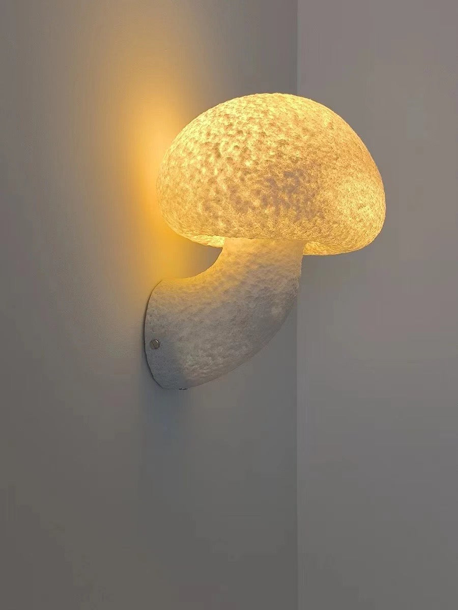 Ioakka | Glow Mushroom Resin Wall Light