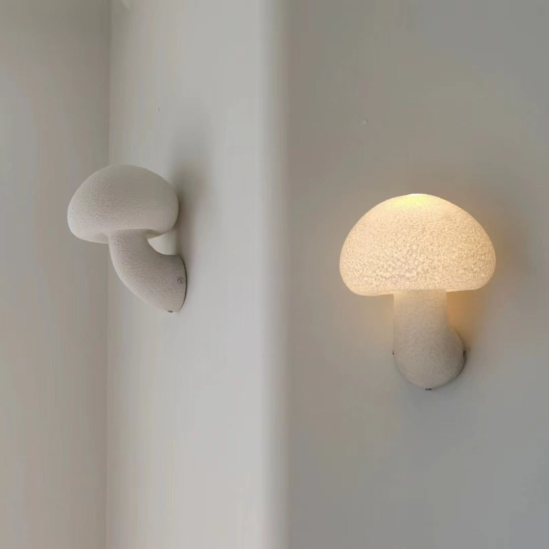 Ioakka | Glow Mushroom Resin Wall Light