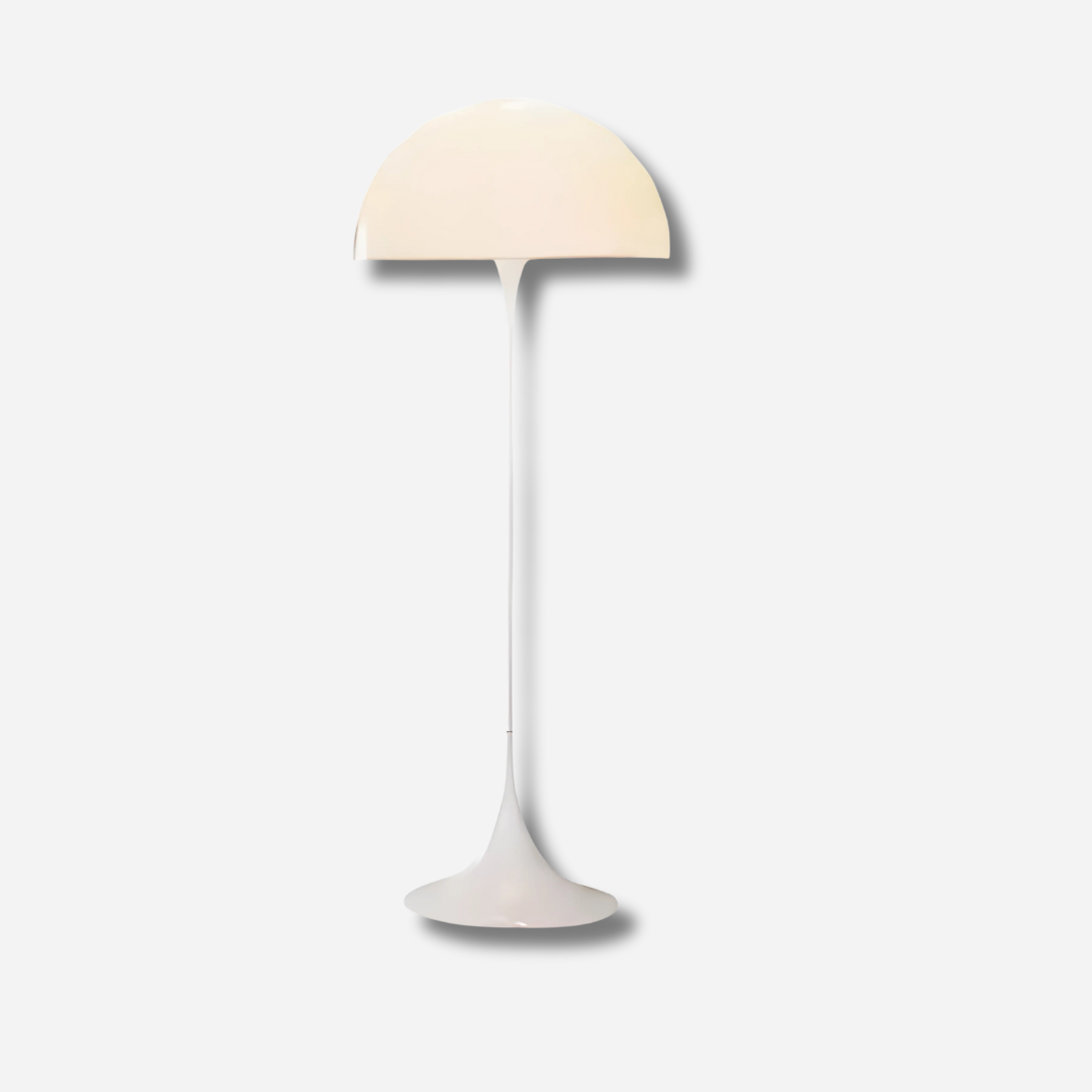 Merrov | Scandinavian Cream Style Floor Lamp with Touch Control & LED Light