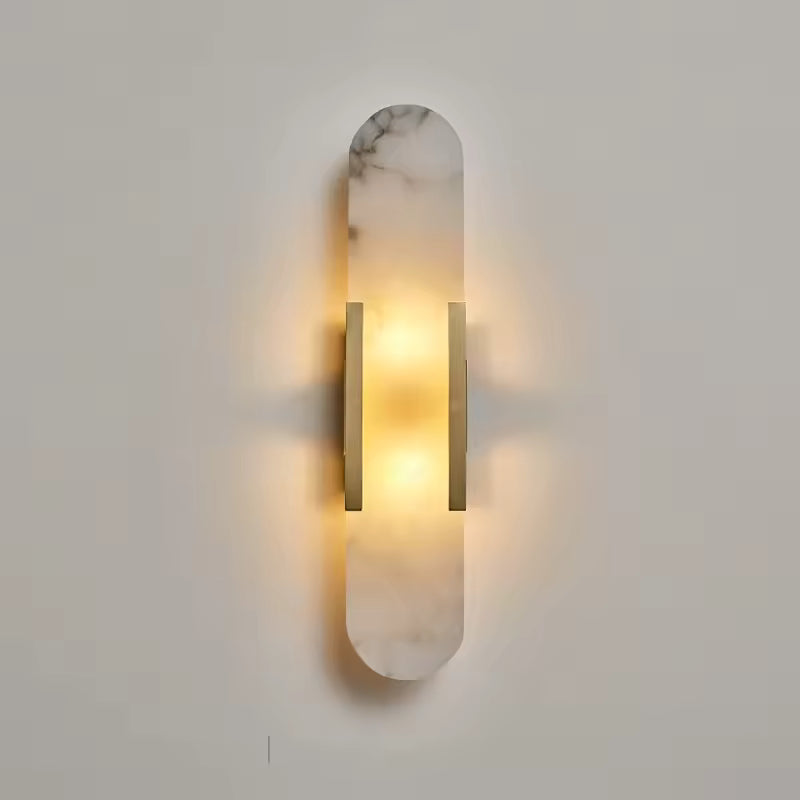 Karaka | Natural Marble Wall Light for Bedroom, Hallway & Stair Lighting