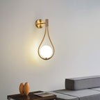 Nordic Frosted Glass Globe Wall Sconce