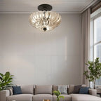 Amber Glass Ceiling Light