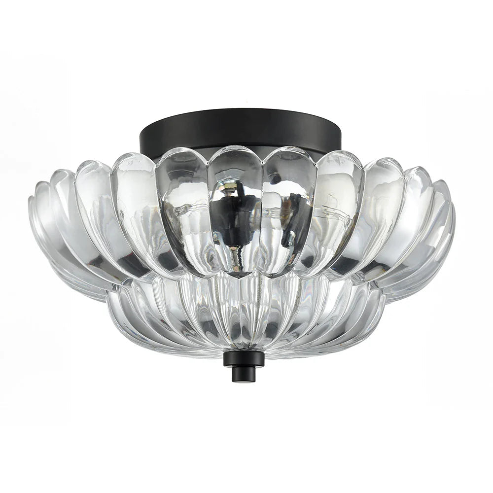 Amber Glass Ceiling Light