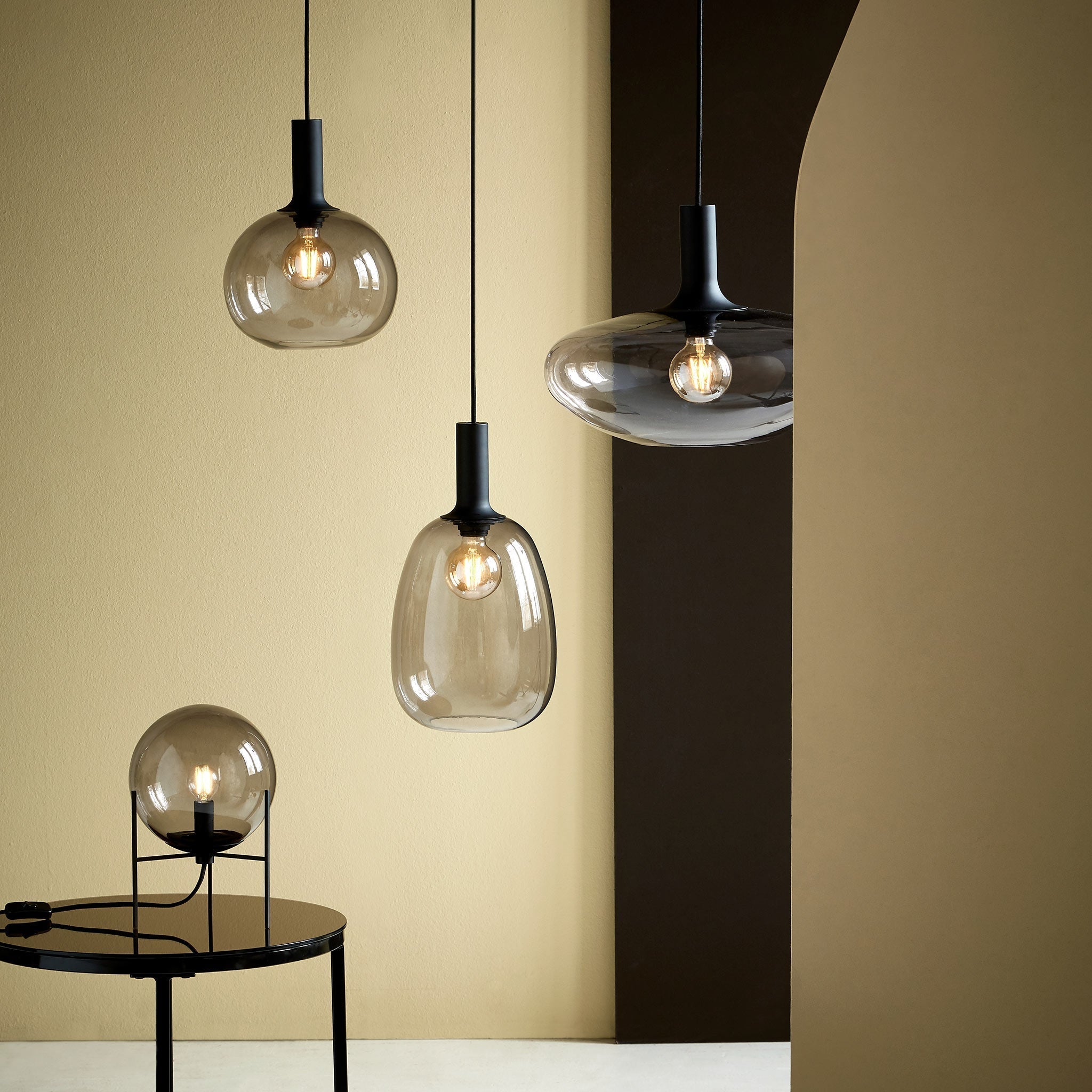LumaSphere Handcrafted Glass Pendant Light