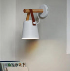 Nordic Glow Wood & Metal Wall Light – Soft Ambient Lighting for Modern Spaces