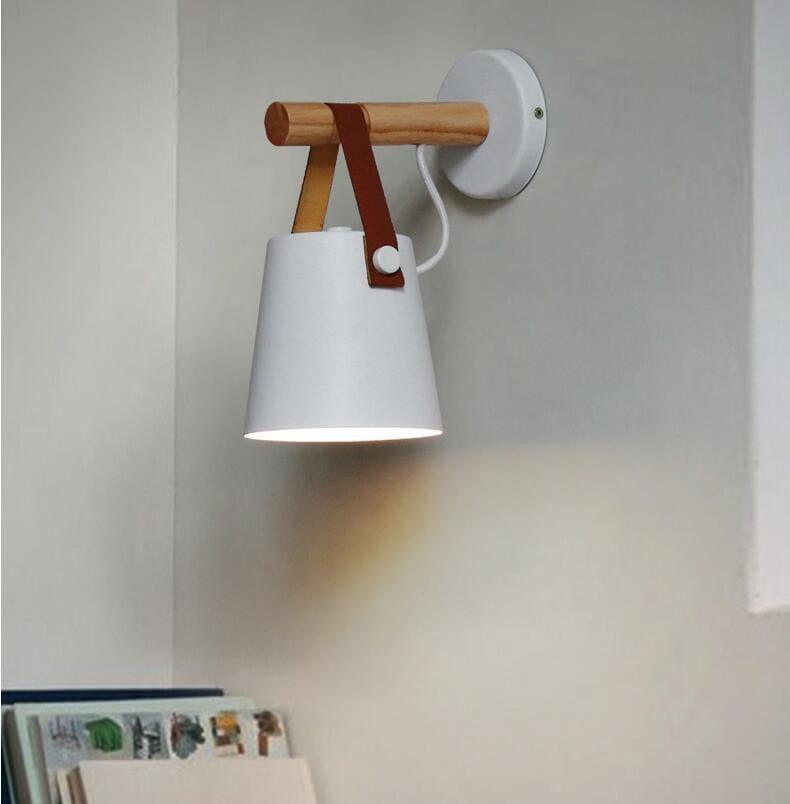 Nordic Glow Wood & Metal Wall Light – Soft Ambient Lighting for Modern Spaces
