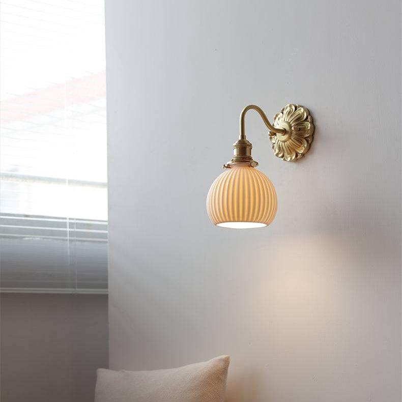 Brass Wall-Mounted Light