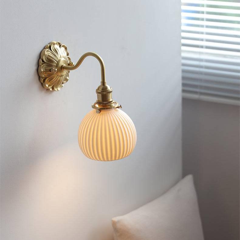 Brass Wall-Mounted Light