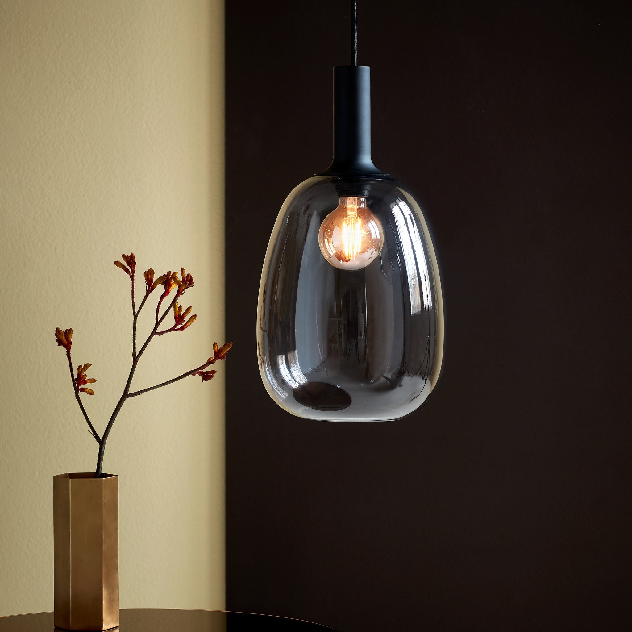 LumaSphere Handcrafted Glass Pendant Light